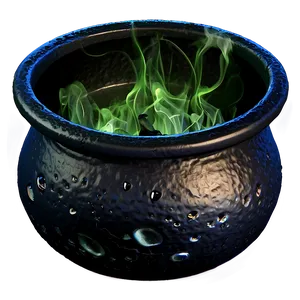 Witch Cauldron With Magical Smoke PNG 19 PNG