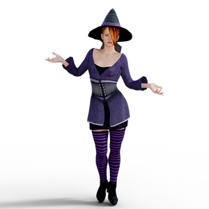 Witch_ Character_3 D_ Render