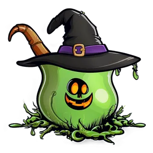 Witch Hat And Cauldron Png 24 PNG image