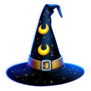 Witch Hat In Night Sky Png Ubm PNG image