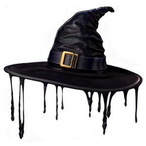 Witch Hat With Ghosts PNG Cxk PNG