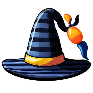 Witch Hat With Stripes Png Rgd2 PNG image