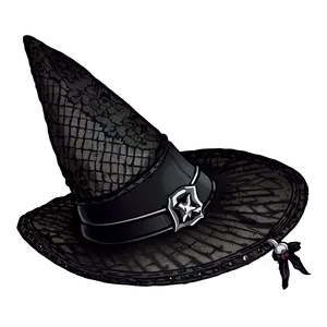 Witch Hat With Veil Png Pgk PNG image