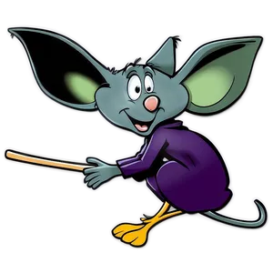 Witch Mouse Cartoon PNG Hwe