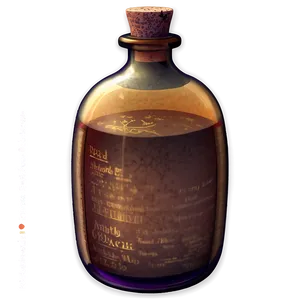 Witch Potion Bottle Png 05062024 PNG image