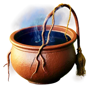 Witch's Cauldron Boiling Png 17 PNG image