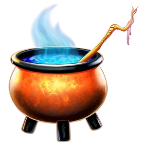 Witch's Cauldron On Fire Png 76 PNG image