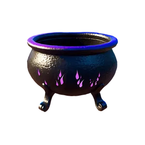 Witch's Cauldron With Flames PNG 22 PNG