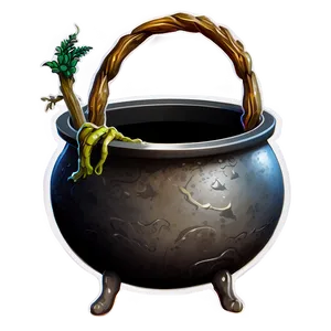 Witch's Kitchen Cauldron PNG Brp51