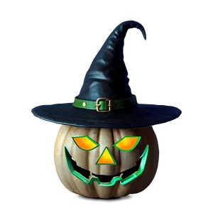 Witch's Pumpkin Head Png 06262024 PNG image