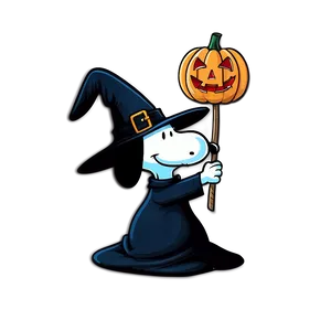 Witch Snoopy Halloween PNG Adc87