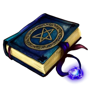 Witch Spell Book PNG 05062024