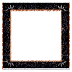 Witch-themed Halloween Border Png 06202024 PNG image