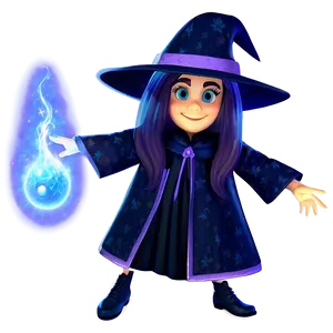 Witch With Magic PNG 05062024