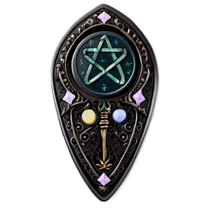 Witchcraft Inspired Planchette Png Kay PNG image