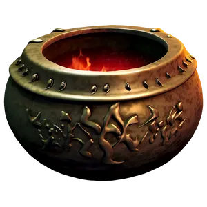 Witchcraft Ritual Cauldron PNG Awu PNG