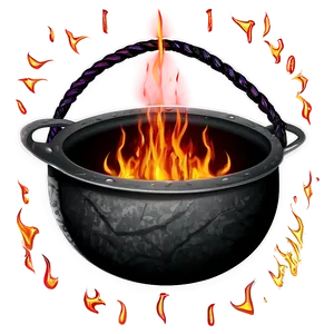 Witchcraft Ritual Cauldron Png Lox PNG image