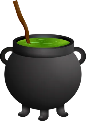 Witches Brew Cauldron Clipart PNG image