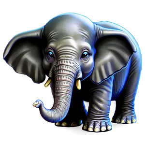 Wizard Cartoon Elephant PNG Ako75 PNG
