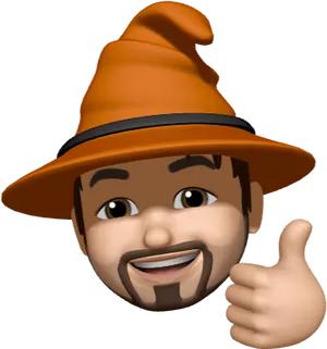 Wizard Emoji Giving Thumbs Up.png PNG