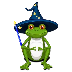 Wizard Frog Cartoon PNG 06272024 PNG