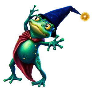 Wizard Frog Cartoon PNG Bve PNG