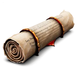 Wizard Spell Scroll Paper Png 96 PNG image