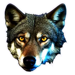 Wolf Eyes In Darkness PNG 06292024