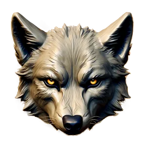 Wolf Face With Scar Detail Png 06292024 PNG image