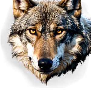 Wolf Face With Scar Detail Png 81 PNG image