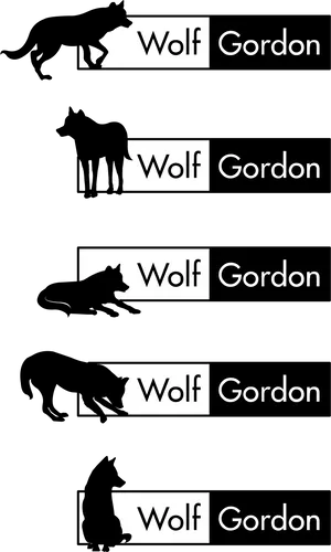 Wolf Gordon Logo Variations PNG