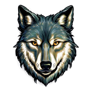 Wolf Head Illustration Png 06122024 PNG image