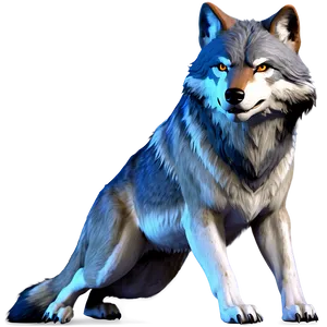 Wolf Head In Action Pose PNG Kfh PNG