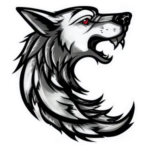 Wolf Head With Crossed Arrows PNG 06122024
