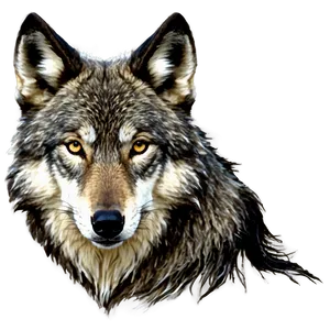 Wolf Head With Heart Love PNG Ivm55 PNG