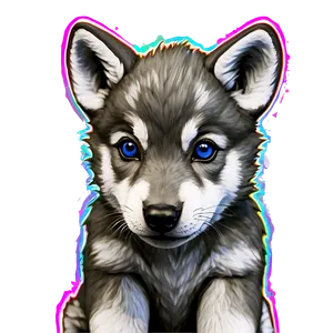 Wolf Pup Cuteness Overload Png Xue71 PNG image