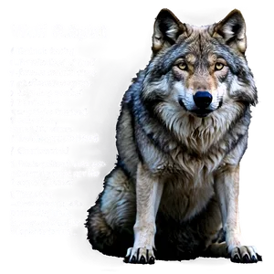 Wolf Spirit Animal Guide PNG 77