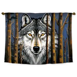 Wolf Tapestry PNG 45 PNG