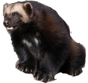 Wolverine Animal Side View PNG image