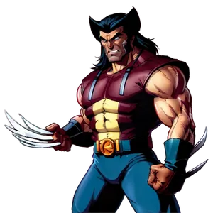Wolverine Animated Series Png 05212024 PNG image