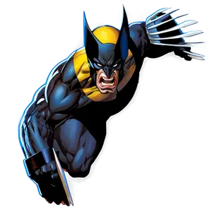 Wolverine Comic Panel Png 05212024 PNG image