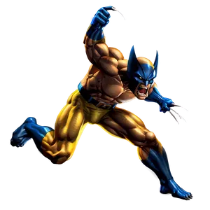Wolverine Jump Attack Png 51 PNG image