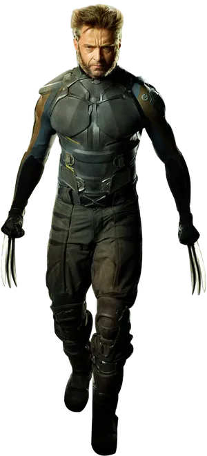 Wolverine Readyfor Battle PNG image