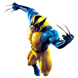 Wolverine Superhero Landing Png 05212024 PNG image