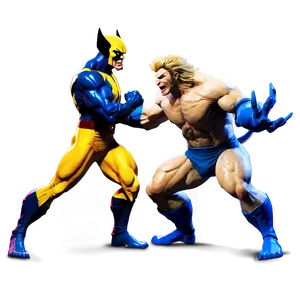 Wolverine Vs Sabretooth Png Clf PNG image