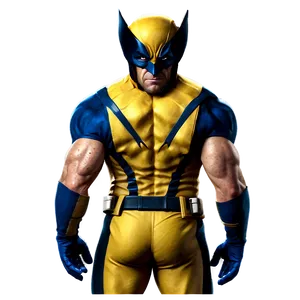 Wolverine Yellow Suit Png 05212024 PNG image