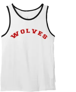 Wolves Team Sports Tank Top PNG image