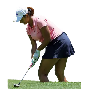 Woman Golfing PNG 05212024