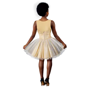 Woman In Party Dress PNG 05232024