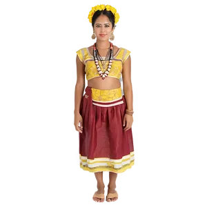Woman In Traditional Dress PNG 05232024